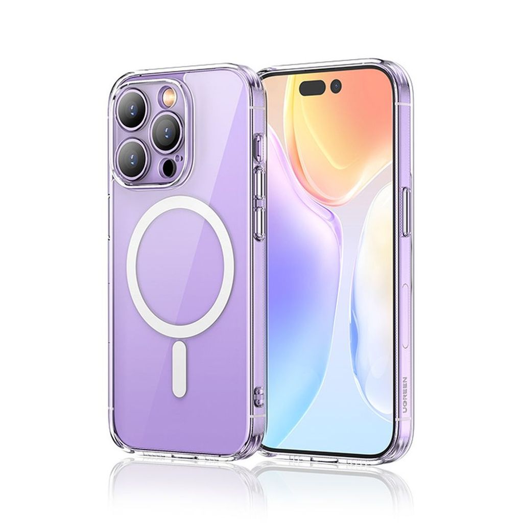 Ugreen Magnetische Gel-Hülle für iPhone 14 Pro - Durchscheinend & MagSafe-kompatibel KP22533
