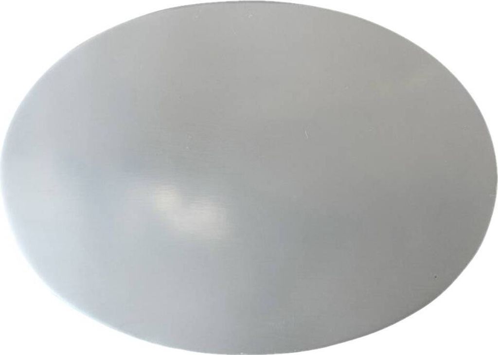Teller Edelstahl Poliert 10x8cm Kerzenhalter Oval Kerzenteller Tischdekoration