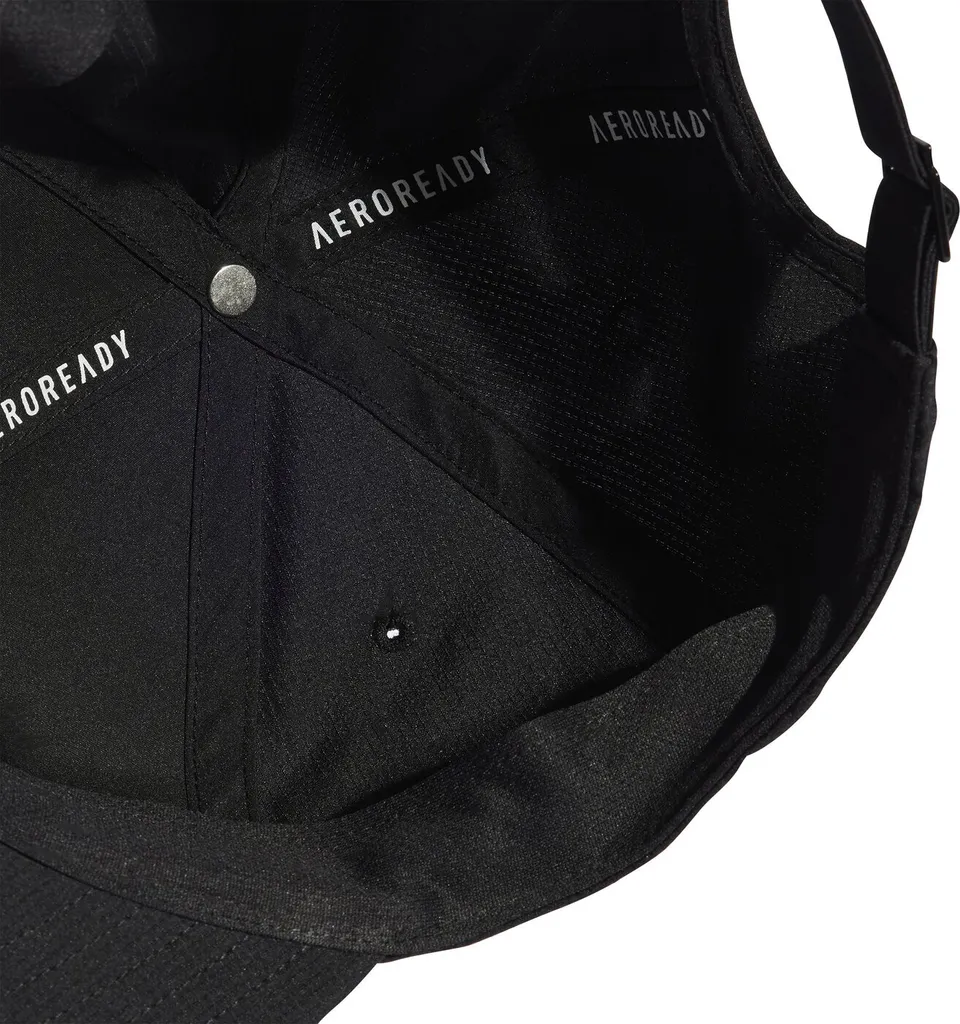 Adidas Essentials AEROREADY Cap | Nero/Bianco Performance Hat - 4