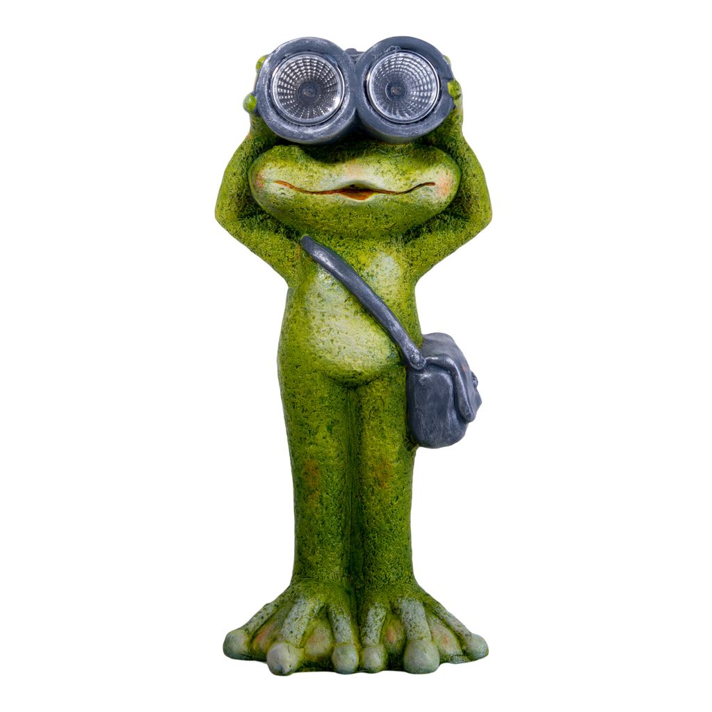 LED Solarleuchte "FROSCH" stehend