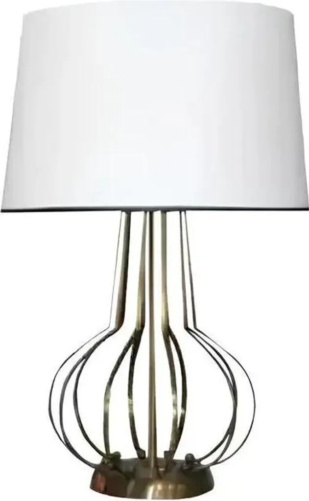 Luminaire de luxe blanc lampe de chevet design métal pour la chambre