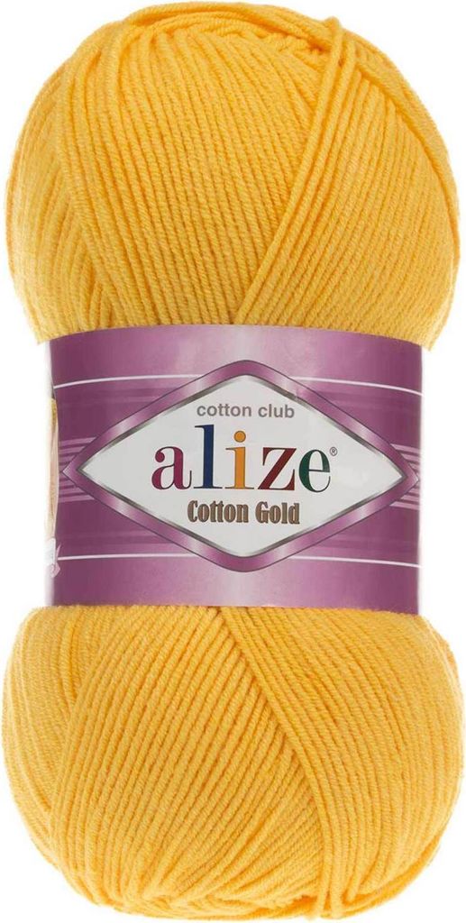 100g Strickgarn Alize Baumwolle Gold Uni Klassikgarn Häkelgarn Strick-Wolle