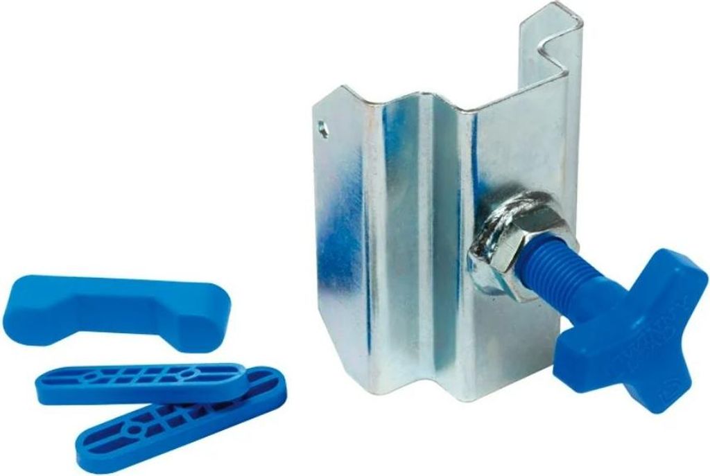 arresto del pezzo con bullone a stella argento/blu Immagine del prodotto 