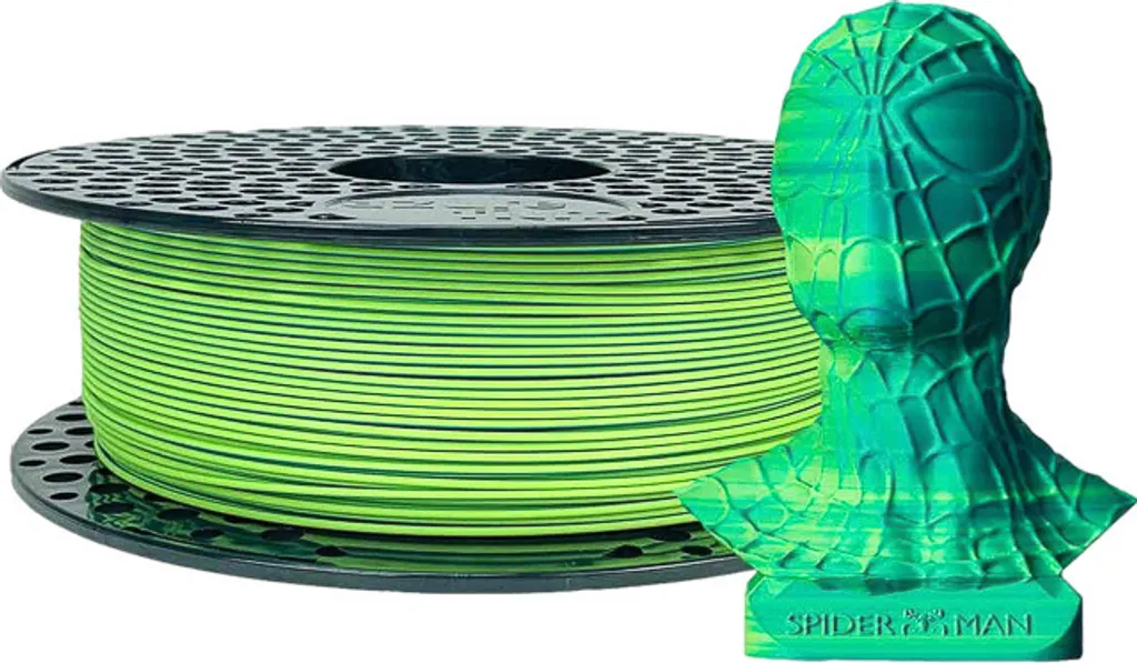 PLA 1,75mm Dual Blue AzureFilm Filament Haute Précision Effet Soie
