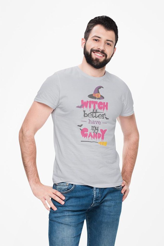 D&B Uni Polo ST00254 Halloween Grau-Größe 5XL
