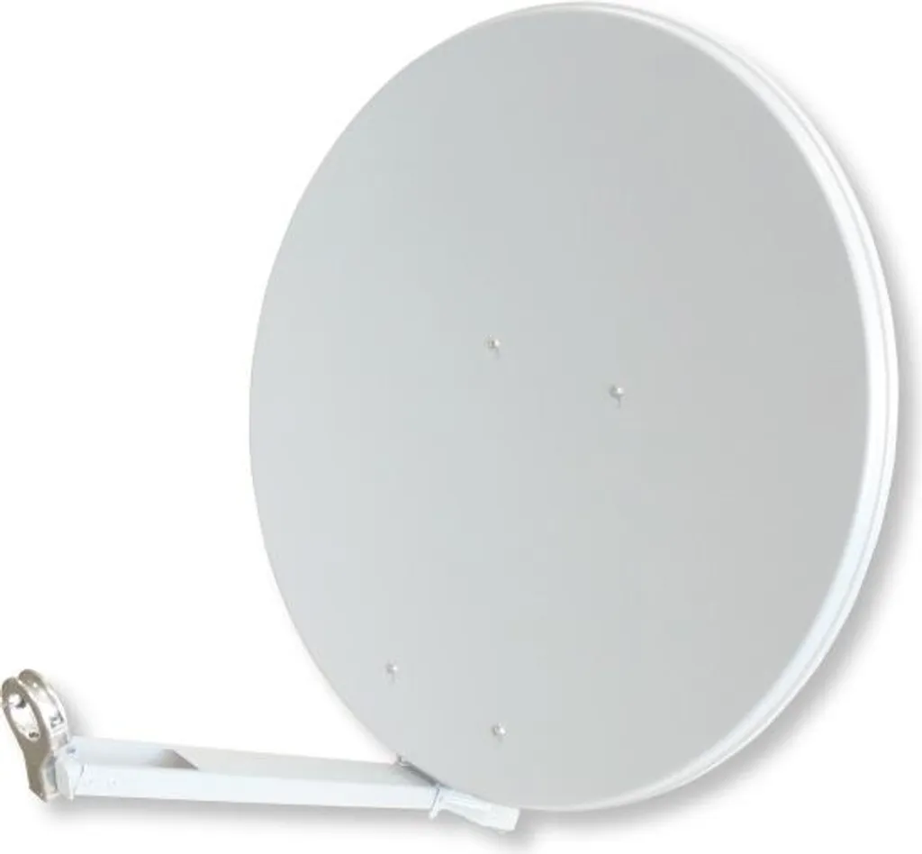 Parabole alu Televes S100-W 95x105cm blanc fini les pertes de signal