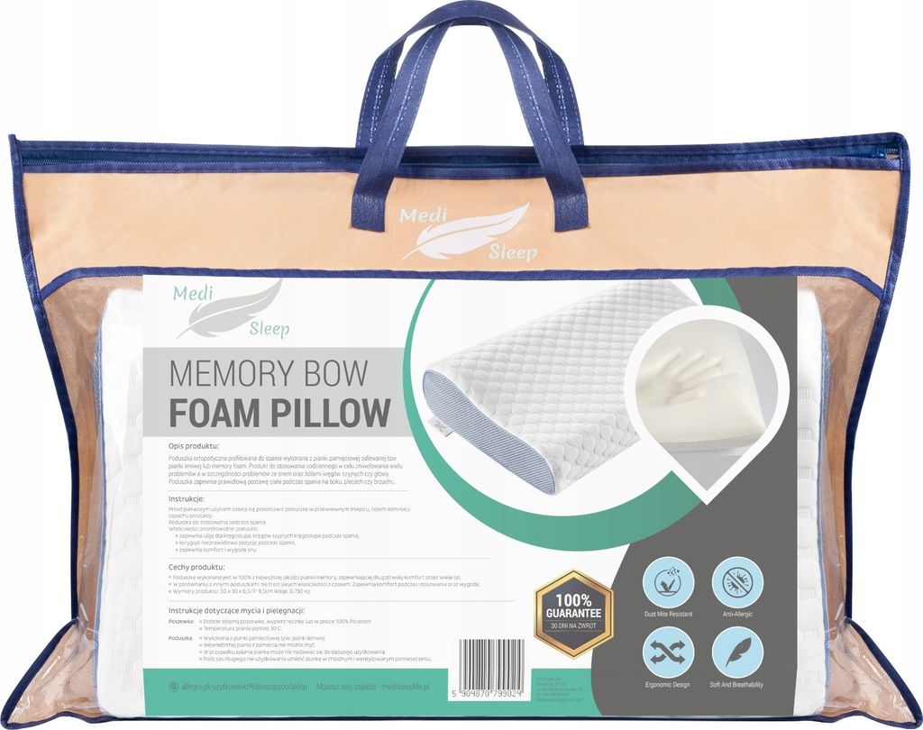 Profilowana poduszka termoplastyczna Medi Sleep Zdjęcie produktu 10