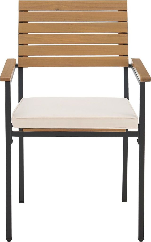Juskys Akazienholz Gartengarnitur Rhodos - Tisch, 4 Stühle Produktbild 6