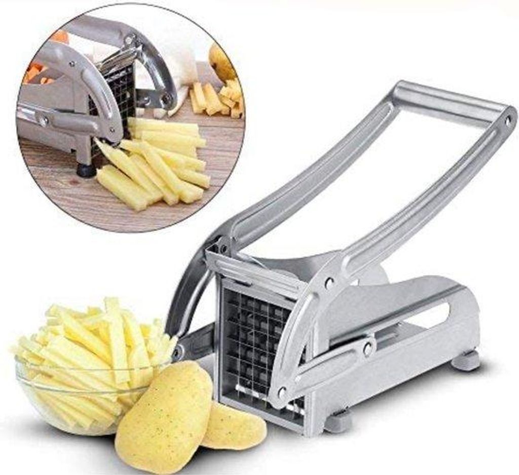 Rasp- und Schneidemaschine für Kartoffeln und Zwiebeln - Kartoffelschneider - Rasp mit Stahlblatt - Keukenmaschine - Gemüseschneider - Kartoffels...