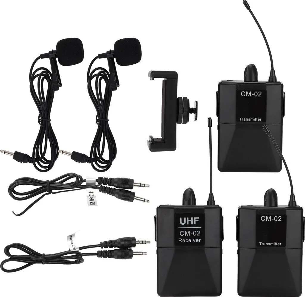 Microphone sans fil pour interview reflex et capture d'appels 16 CH - 4