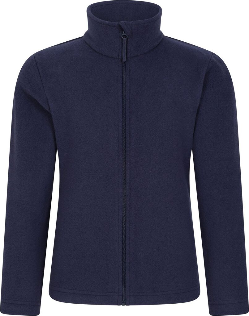 Mountain Warehouse - "Camber II" Fleecejacke Durchgehender Reißverschluss für Kinder MW3235 (146-152) (Dunkelblau)