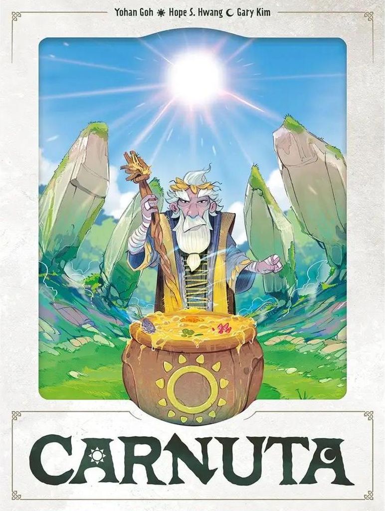 ASMODEE Carnuta Familienspiel mit Sonne- und Mond-Runen