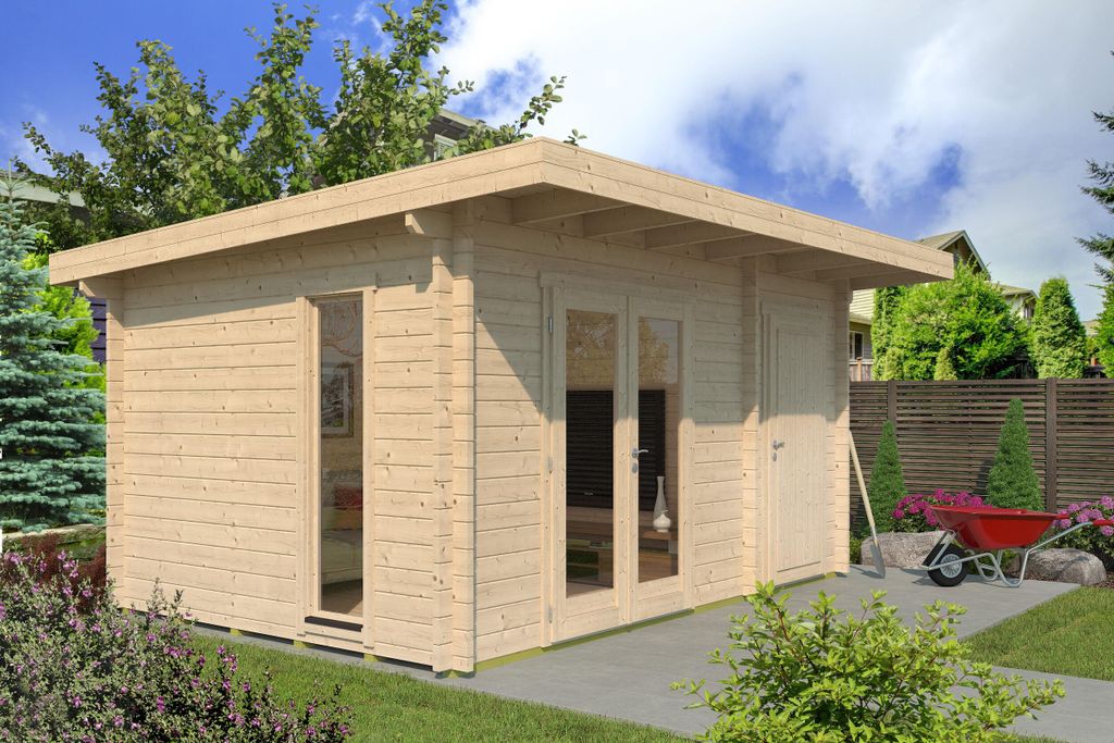 Fjordholz Gartenhaus Modell Heino 44