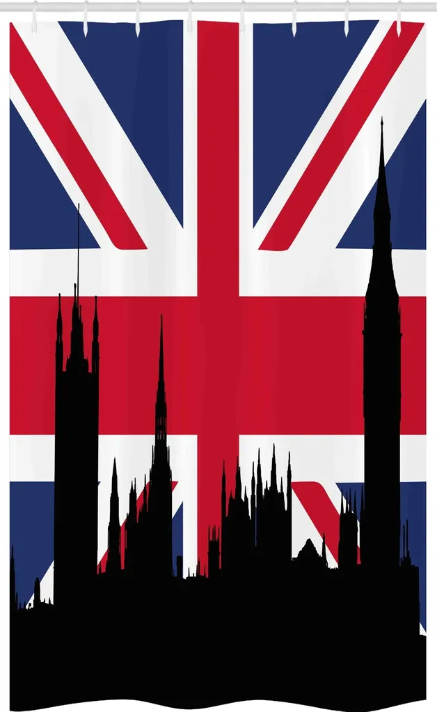 Tenda Doccia Antimuffa Union Jack 120x180: Praticità e Colore