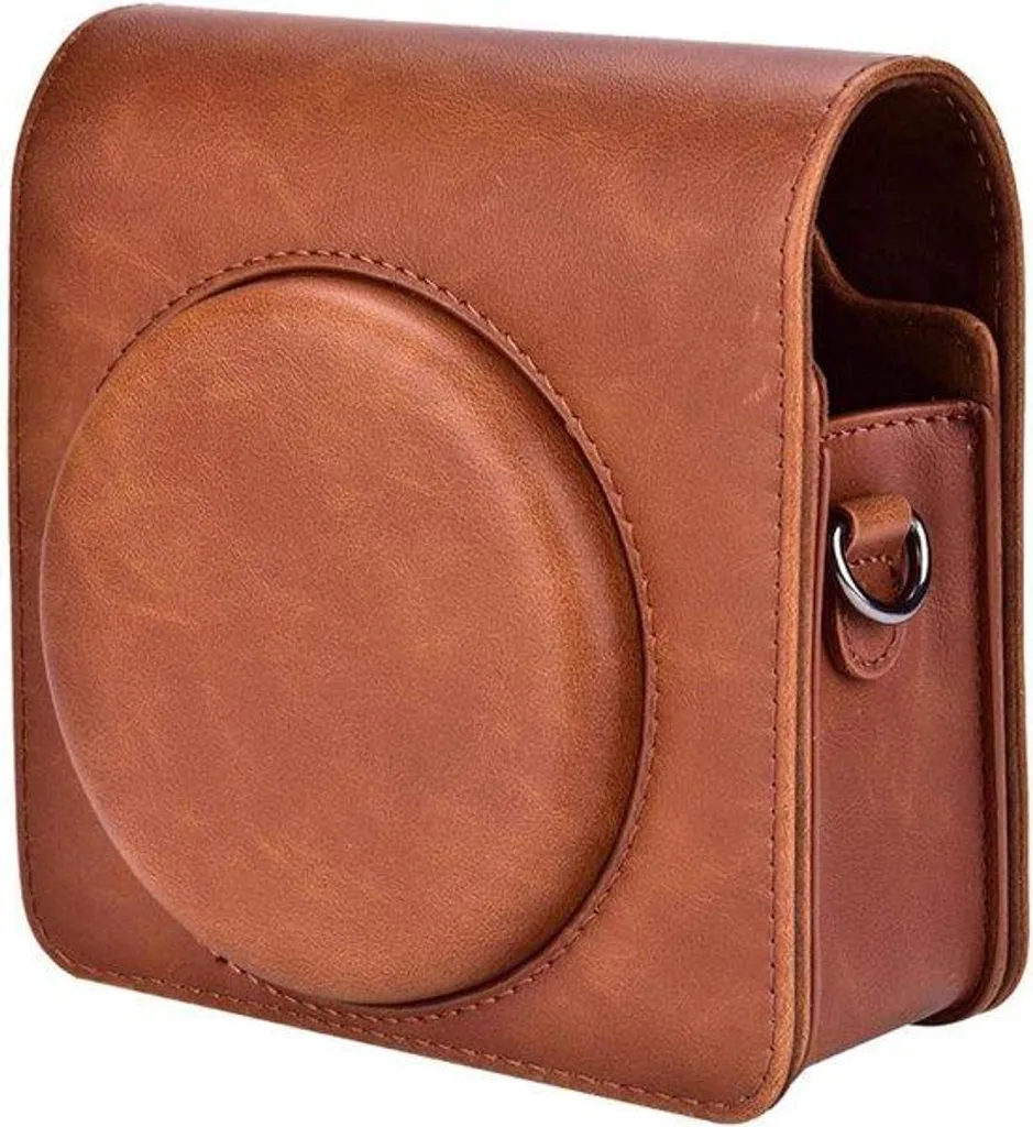 Protection appareil photo instantané pour voyage, étui cuir et sangle