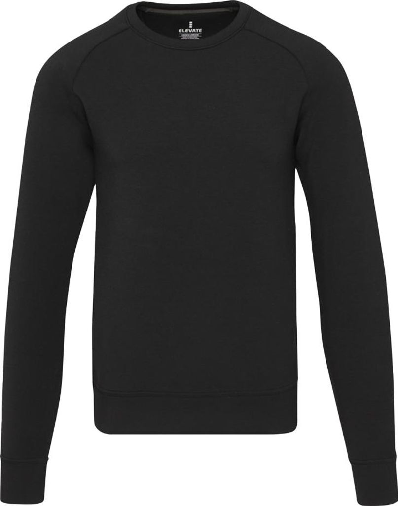 Elevate Life - Sweatshirt für Herren/Damen Uni, Rundhalsausschnitt, Verriegelung, Sport PF4869 (L) (Schwarz)