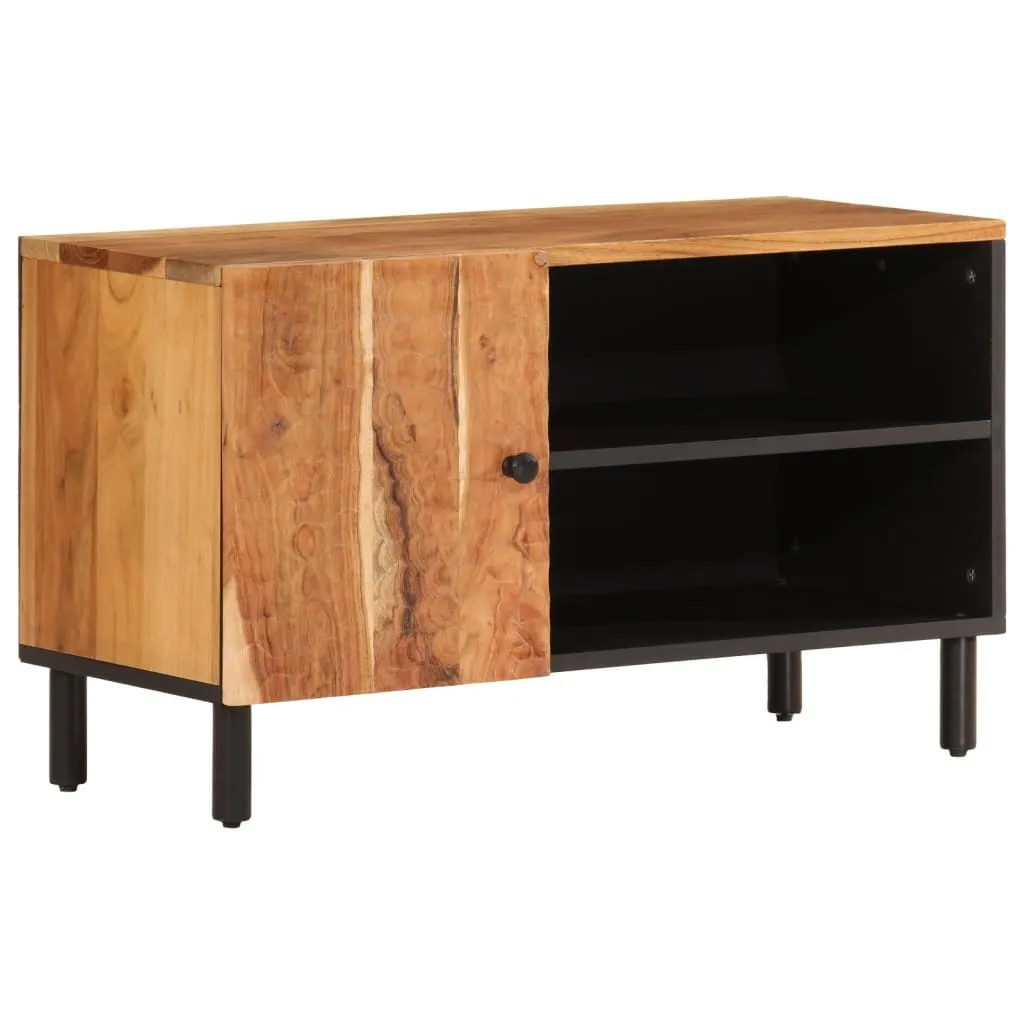 Mobile TV Vintage Legno Acacia Massello 80cm | SYFAX™ Retro