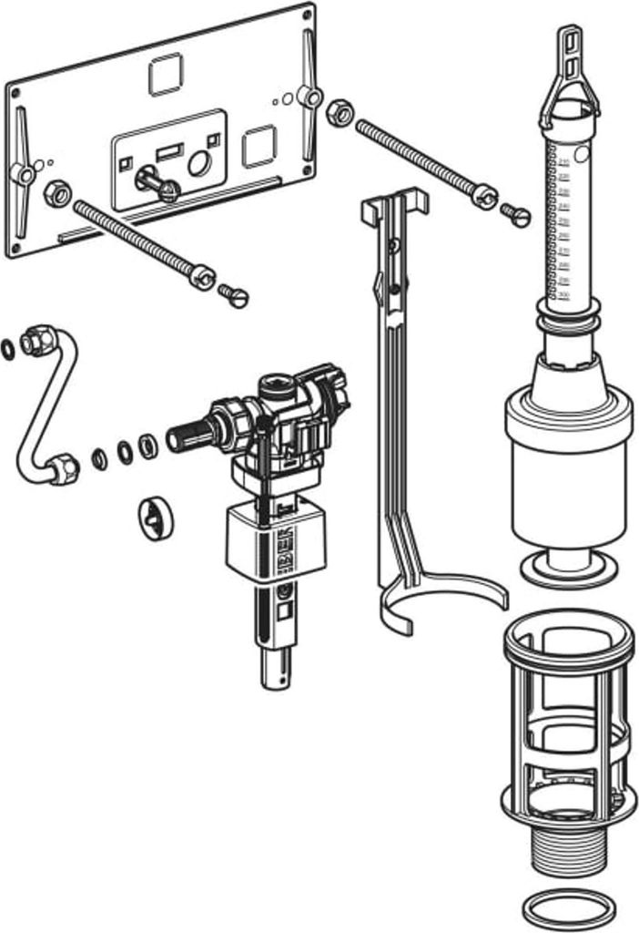 GEBERIT 215422005 Umbauset für Typ 15.500 UP-SPK