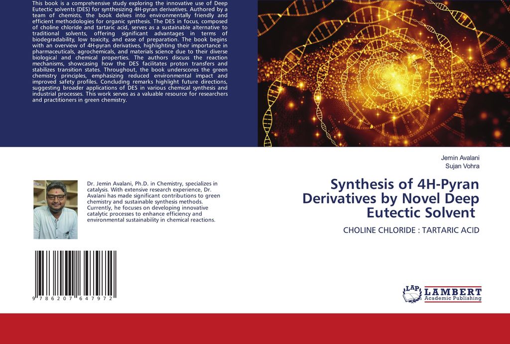 Synthesis of 4H-Pyran Derivatives by Novel Deep Eutectic Solvent