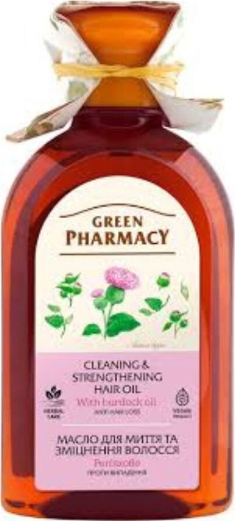 Green Pharmacy Haarwaschöl Stärkung mit Klettenwurzelöl gegen Haarausfall 250ml