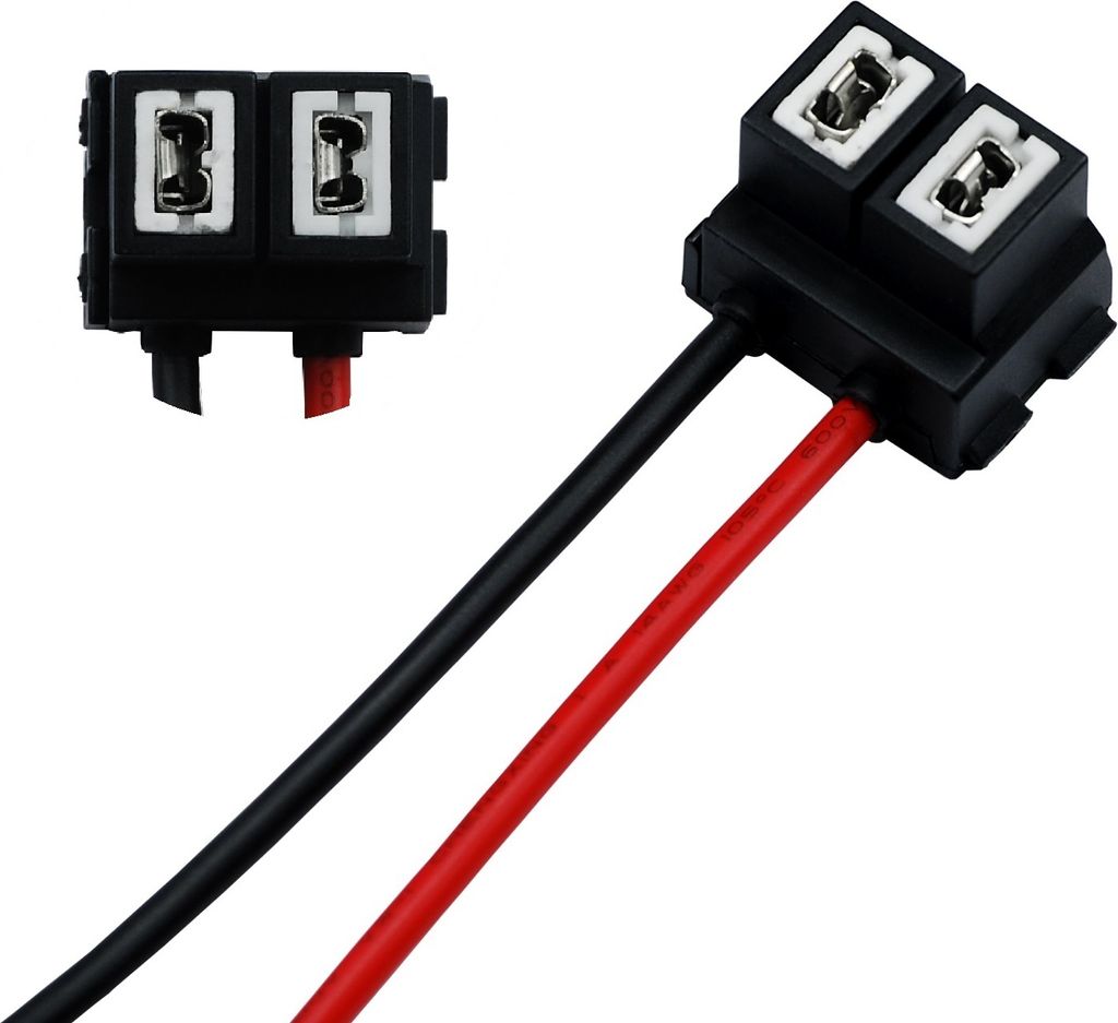 2x H7 Fassung Lampenfassung PX26d Lampenträger Stecker Lampe Kabel Keramik