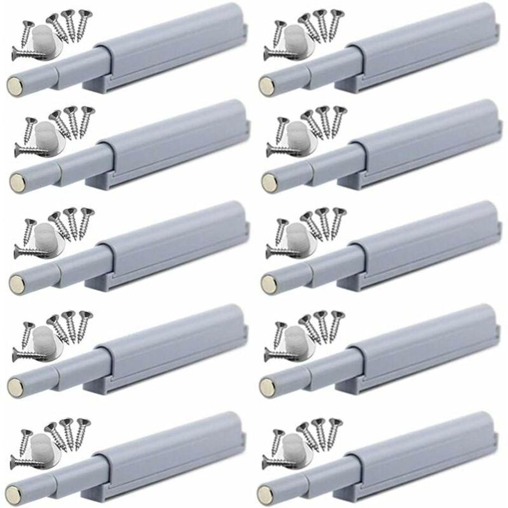 Druckriegel - 10 Stück - Türverschluss für Schränke und Produktbild 