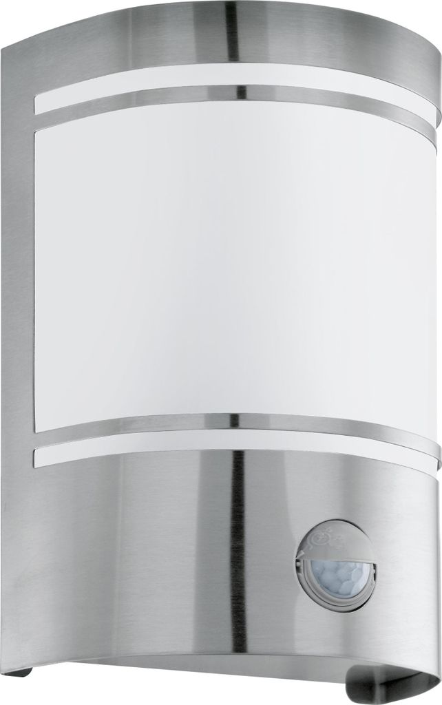 CERNO Wand-/Deckenleuchte Lampe Beleuchtung - L14 x H19 x AL11 cm - edelstahl - 1X40W exkl. - IP44