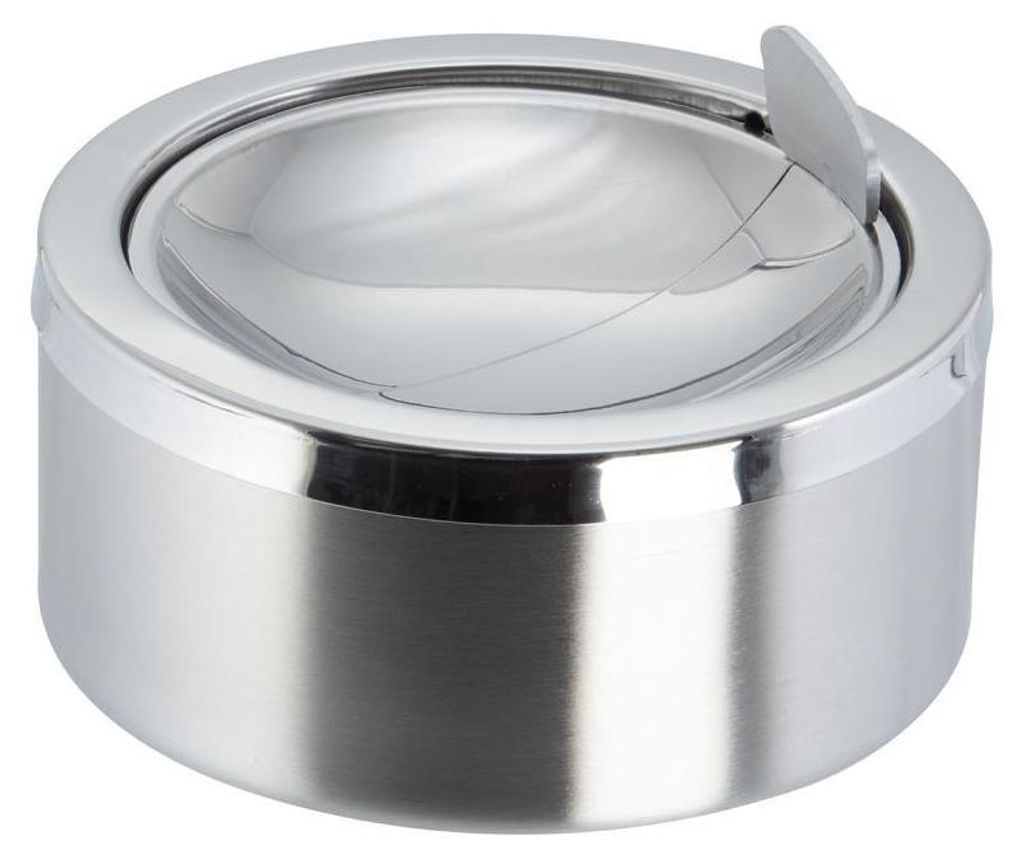 APS 52 Aschenbecher TRAPDOOR, Edelstahl, Windschutzdeckel, Produktbild 