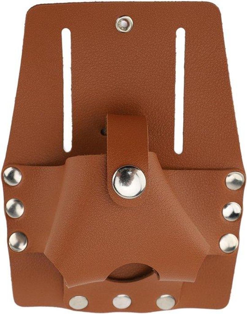Schlanke Ledertasche für Bohrer, Schneidgerät, Stifte, mit Tragegurt
