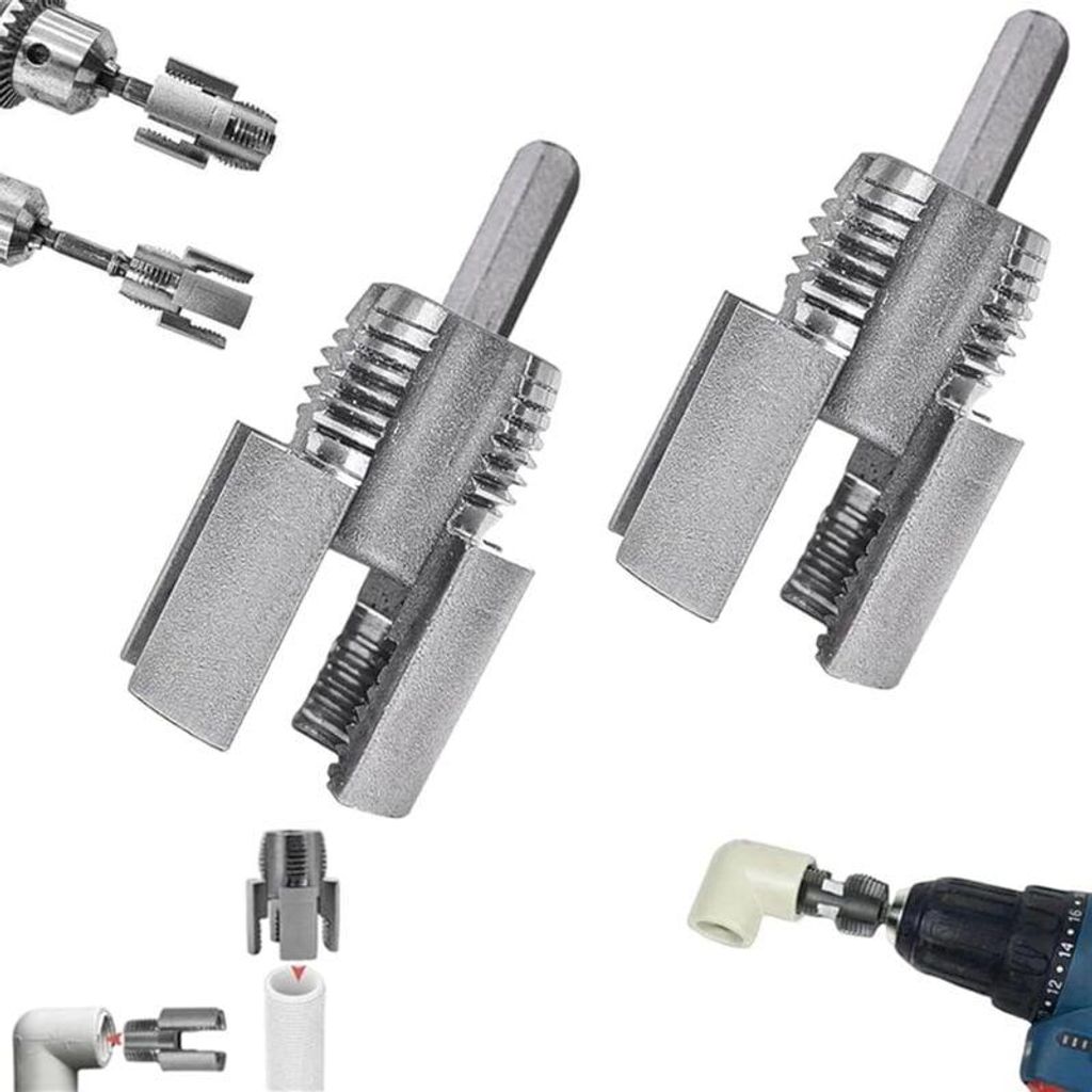 Rohrgewindeschneidwerkzeug, integriertes Innen- und Außengewindeschneidwerkzeug, kompatibles PVC-Rohrgewindeschneidset