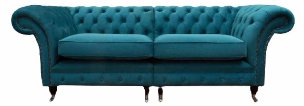 Design Sofa 3 Sitzer Couch Chsterfield Polster Sofas Wohnzimmer Design