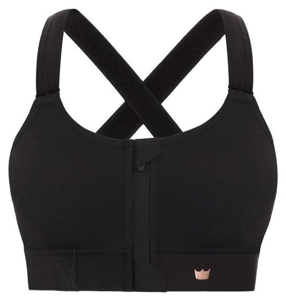 Shefit Sport-Bh Schwarz + Gold Mittlerer Halt Verstellbar S Produktbild 
