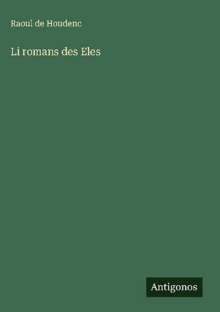 Li romans des Eles
