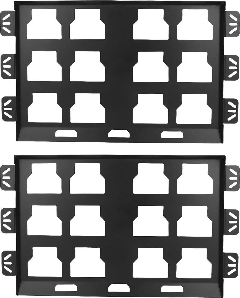 Plaque de Base Murale en Métal pour Boîtes Packout, Lot de 2 Supports