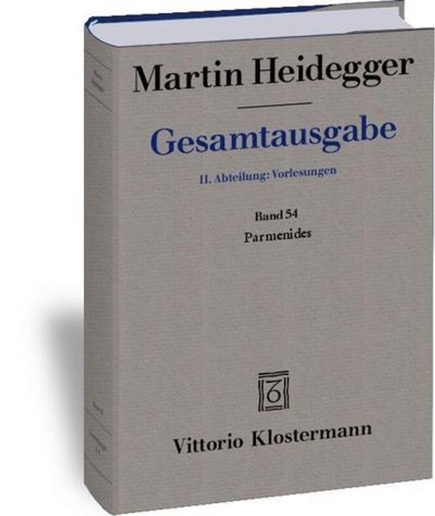 Gesamtausgabe 2. Abteilung: Vorlesungen 1923 - 1944