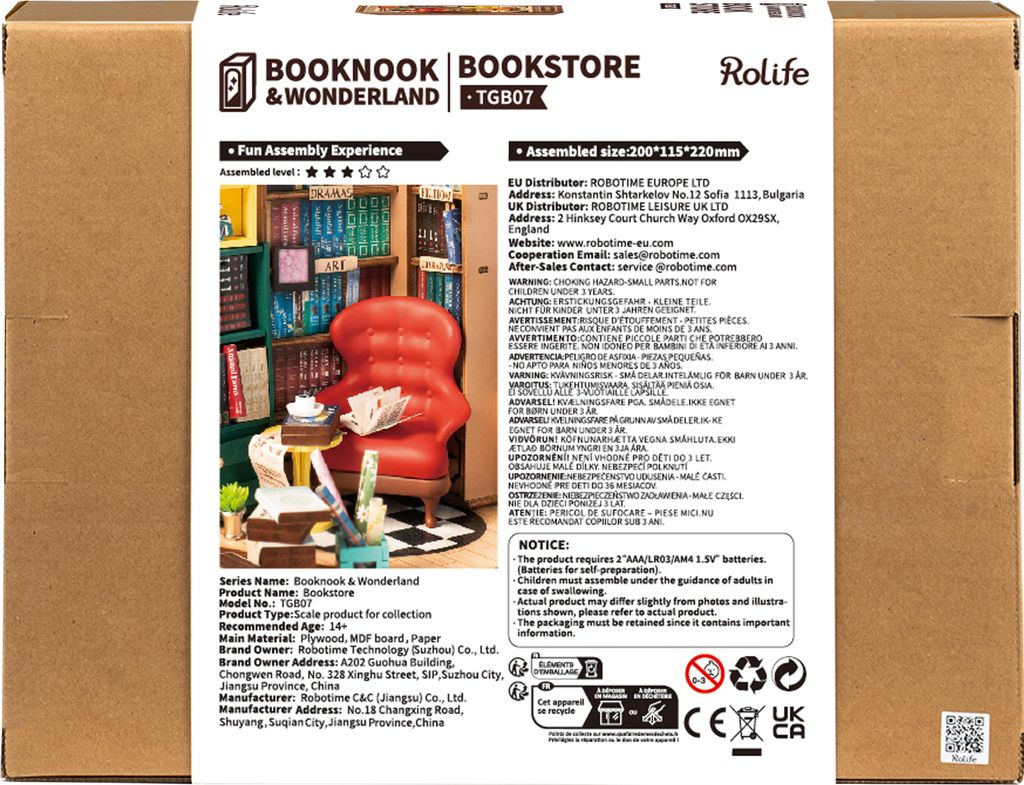 Libreria in miniatura RoboTime Bookstop Immagine del prodotto 