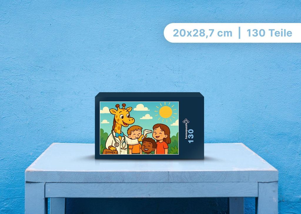 hansepuzzle 112208 - Nala Puzzle, 130 Teile, Kinder, 28,7 x 20,0cm mit hochwertiger Aufbewahrung, Kartonbox und wiederverschließbarem Beutel