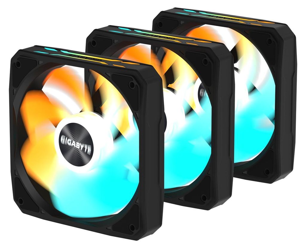 Lüfter-Set 3-Pack GIGABYTE AORUS EZ CHAIN RVS FAN 120 - Produktbild 