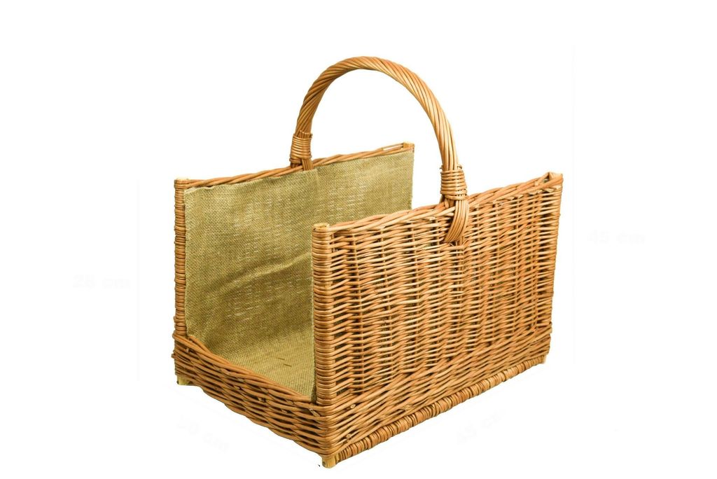 Krbový kôš z prútia s jutou 50 cm Obrázok produktu 