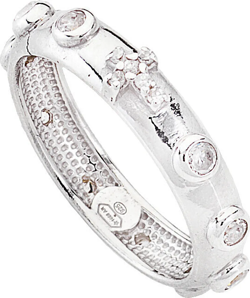 Anello Rosario Amen Silver 20 - Gioiello Donna Argento 925 Originale