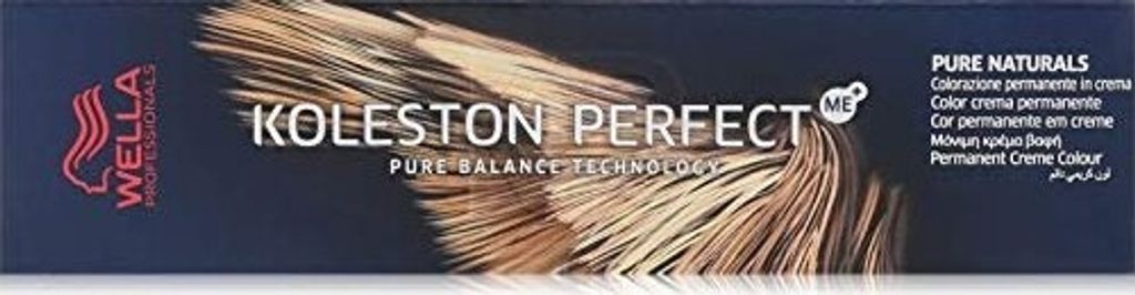 The image shows the packaging of Wella Koleston Perfect hair dye.