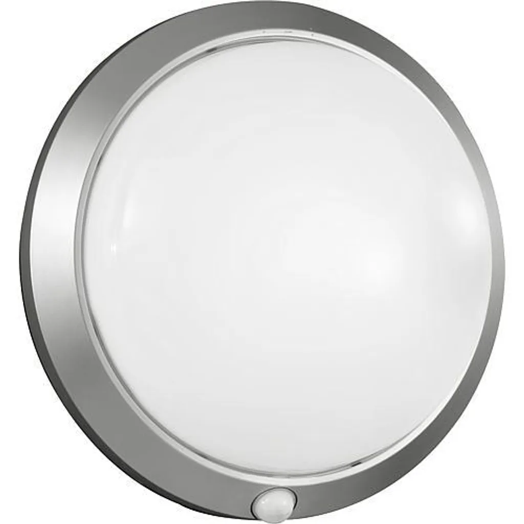 Plafonnier Extérieur avec Détecteur de Mouvement IP44 Ø300mm Argenté E27
