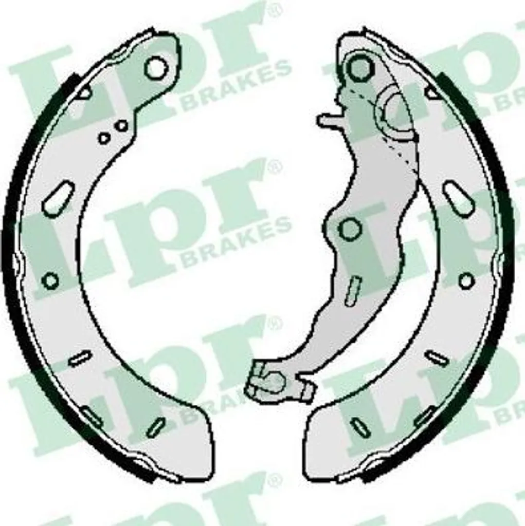 LPR 01132 Jeu de Mâchoires de Frein Arrière OE BV622200BB Ford B-Max
