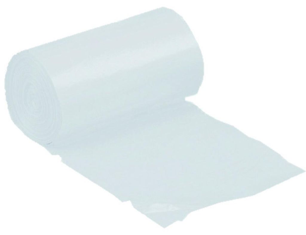 Pojemniki na śmieci, LDPE, 120l, 110x70cm, przezroczyste Zdjęcie produktu 