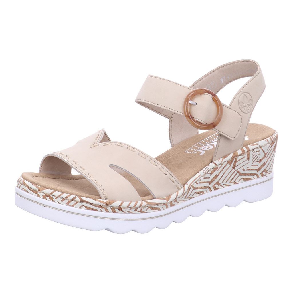 Rieker Keilsandaletten 67173 Damen 31353430373139 Beige 37 Produktbild 34