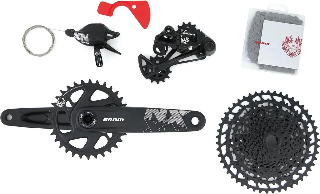 Transmission vtt Sram NX Eagle 1x12 vitesses axe DUB manivelles 175mm