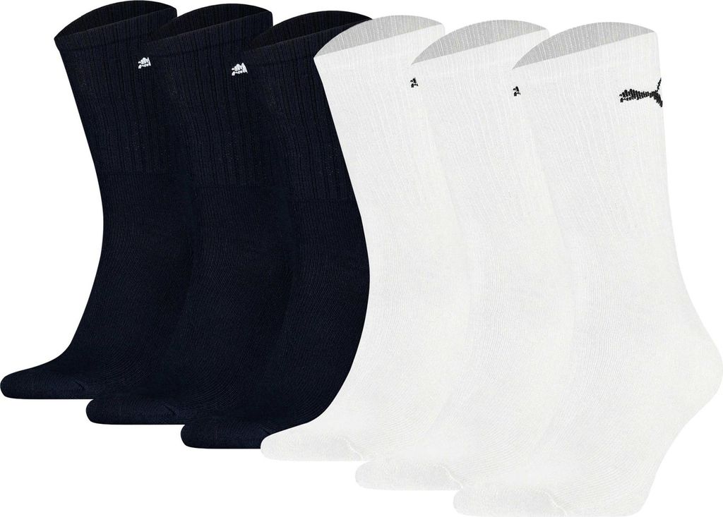 PUMA Uni Sportsocken, 6er Pack - Tennissocken, Crew Sport Produktbild 