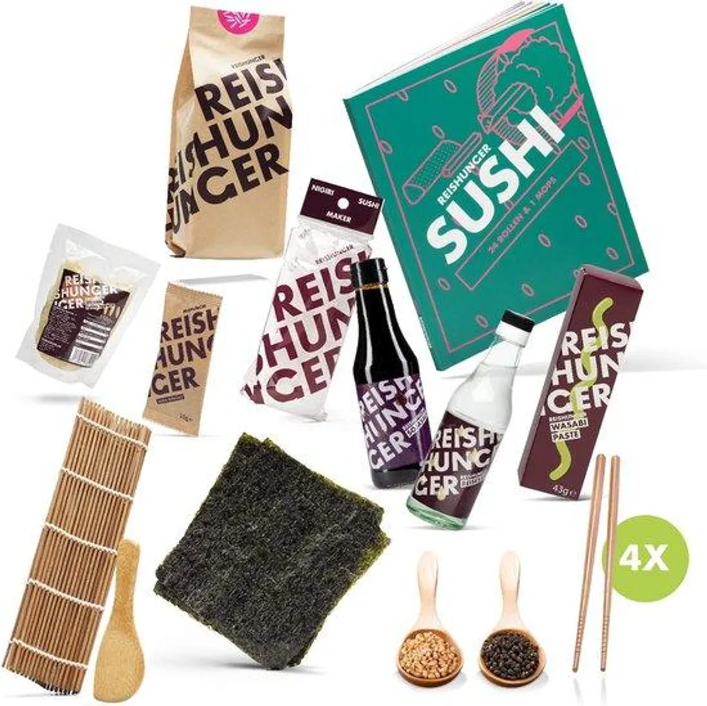 Appareil à sushi pour soirée japonaise kit complet facile à utiliser