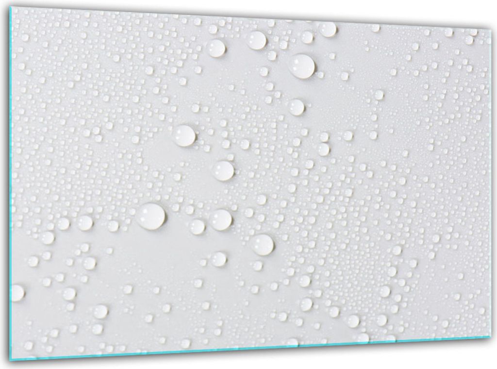 Glas Herdabdeckplatten Schneidebrett Universal 30x22cm Tropfen