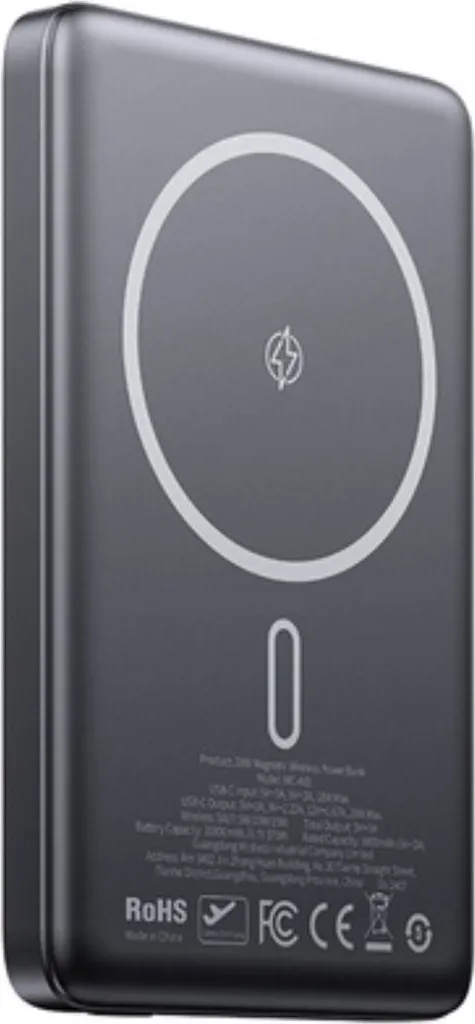 Batterie de Secours Magnétique 10000mAh Idéale pour Voyage et Pro